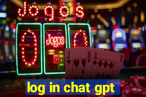 log in chat gpt